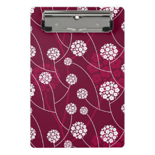 Mini Porte-bloc Motif floral abstrait