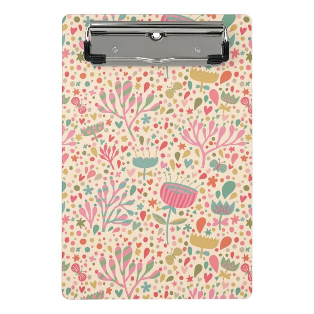 Mini Porte-bloc Motif floral lumineux (Devant)