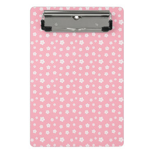 Mini Porte-bloc Motif floral rose