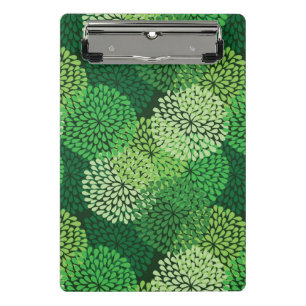 Mini Porte-bloc Motif floral vert