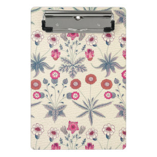 Mini Porte-bloc Motif floral William Morris Daisy rouge orange