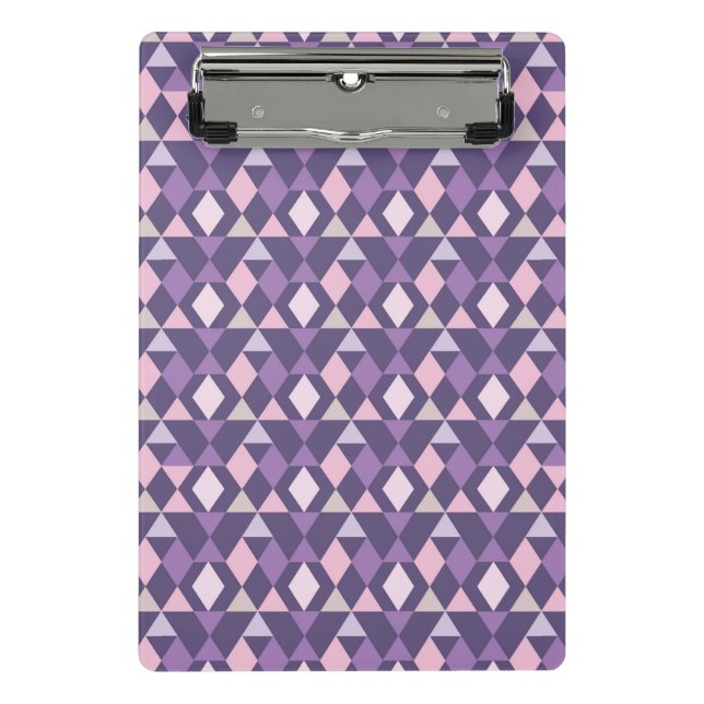 Mini Porte-bloc Motif géométrique arabe pourpre (Devant)