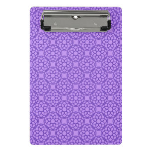 Mini Porte-bloc Motif géométrique violet sans couture