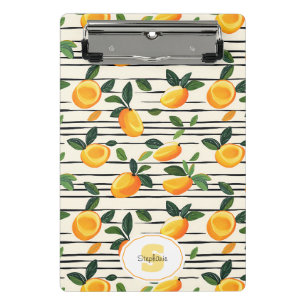 Mini Porte-bloc Motif Mango Aquarelle avec Feuilles verts