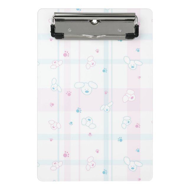 Mini Porte-bloc Motif mignon avec des chiens (Devant)