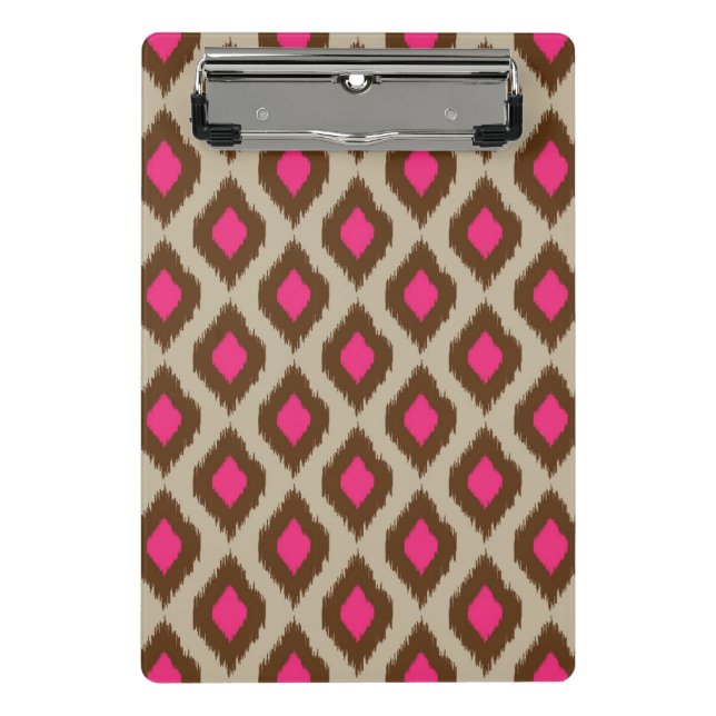Mini Porte-bloc Motif moderne d'ikat (Devant)