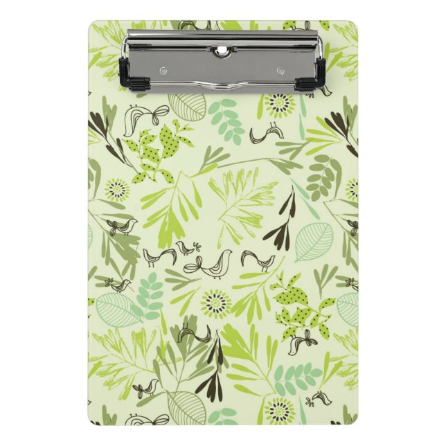 Mini Porte-bloc motif montrant de petits oiseaux de bébé (Devant)