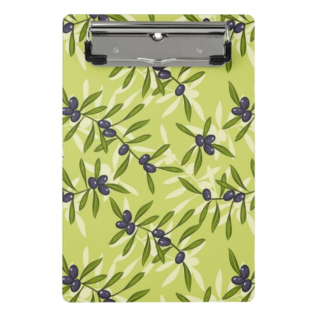 Mini Porte-bloc Motif olive (Devant)