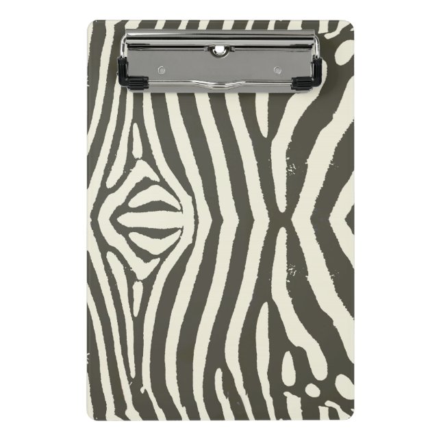 Mini Porte-bloc Motif Poster de animal Zebra Stripe (Devant)