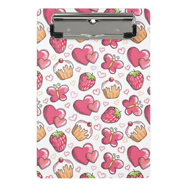 Mini Porte-bloc motif romantique de nourriture (Devant)