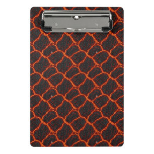 Mini Porte-bloc Motif sans couture de flux de lave