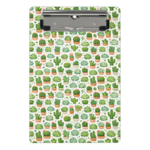 Mini Porte-bloc Motif sans couture de plante grasse mignonne