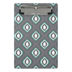 Mini Porte-bloc Motif tribal de rétro ikat géométrique