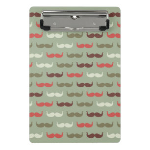 Mini Porte-bloc Motif vintage avec la moustache