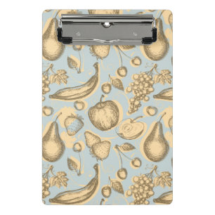 Mini Porte-bloc Motif vintage de fruits