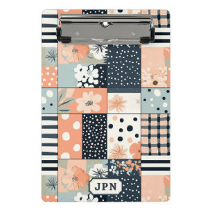 Mini Porte-bloc Motif vintage en écorce de fleurs - Pastel (5)