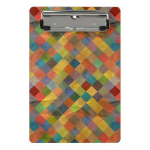 Mini Porte-bloc Motif vintage. Géométrique