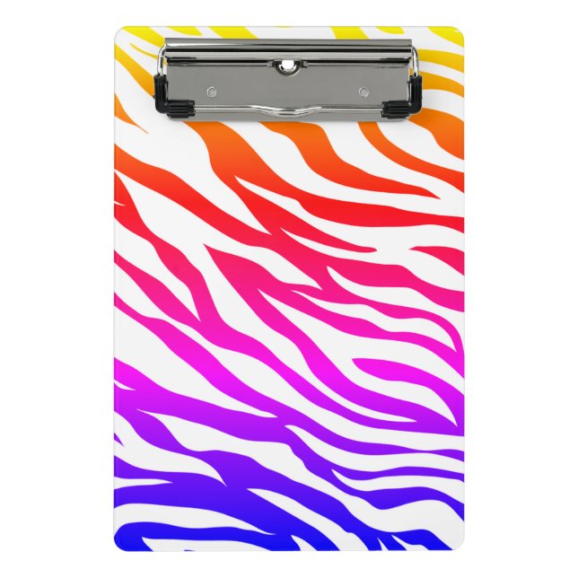 Mini Porte-bloc Motif Zebra Multicoloured Skin Stripes-22164 (Devant)