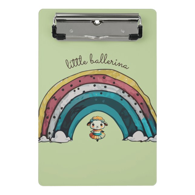 Mini Porte-bloc Mouton Ballerina (Devant)