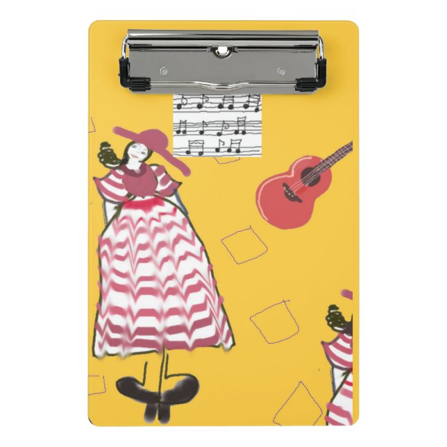 Mini Porte-bloc Musical (Devant)