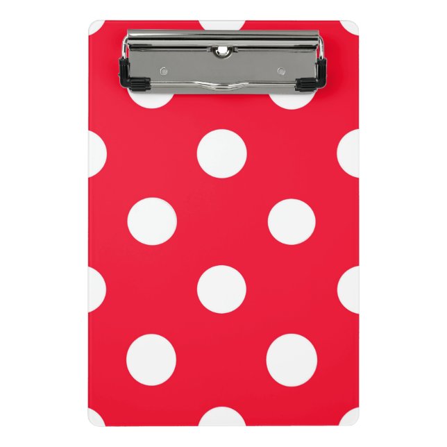 Mini Porte-bloc Neige rouge (Devant)