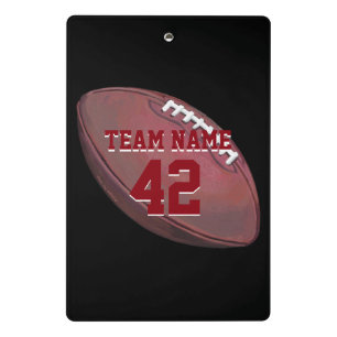 Mini Porte-bloc Nom du joueur sur le football peint