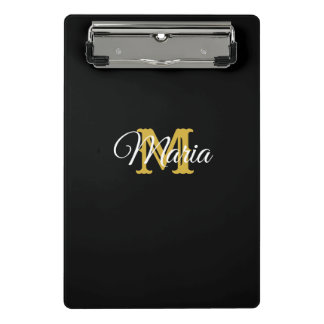 Mini Porte-bloc Nom personnalisé initial