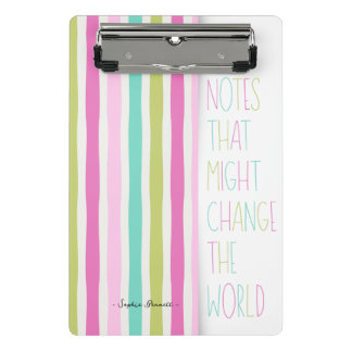 Mini Porte-bloc Notes That Might Change the World – Colorful Strip