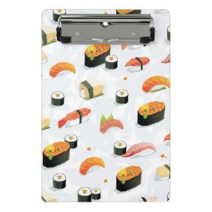 Mini Porte-bloc Nourriture japonaise : Motif de sushi