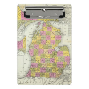 Mini Porte-bloc Nouvelle carte du Michigan 2