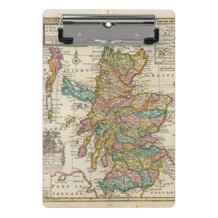 Mini Porte-bloc Nouvelle et correcte carte de l'Ecosse et des île