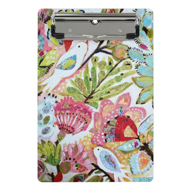 Mini Porte-bloc Oiseaux en papier II (Devant)