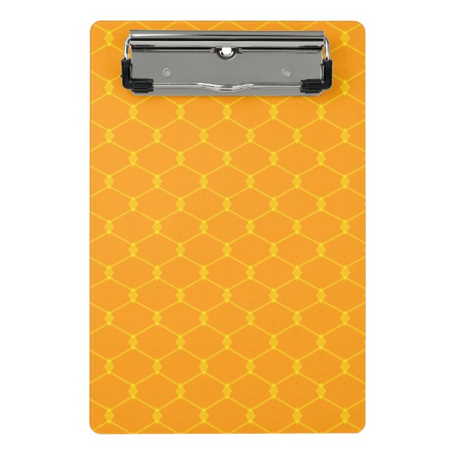 Mini Porte-bloc Orange jaune 18 (Devant)