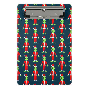 Mini Porte-bloc OVNI Ho Père alien de Noël Motif