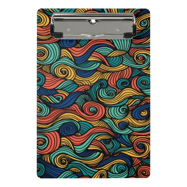 Mini Porte-bloc Paisley haché (Devant)