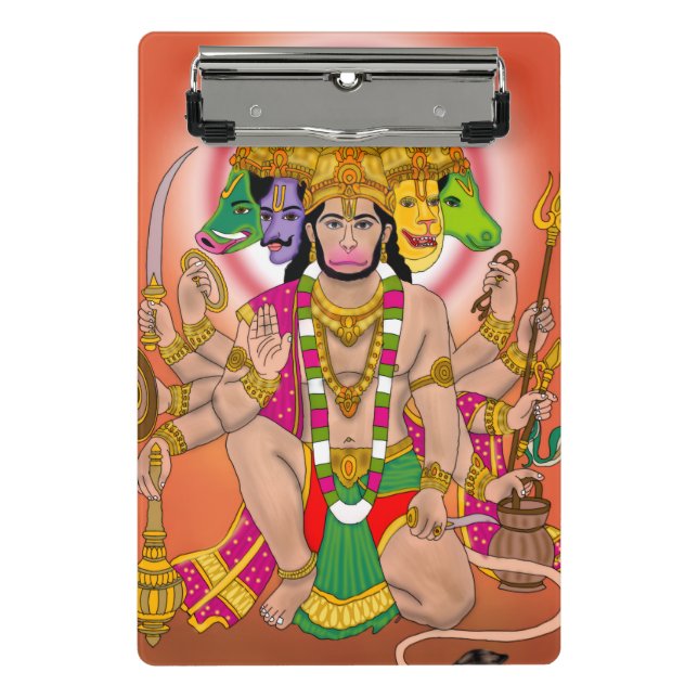 Mini Porte-bloc  Panchmukhi Hanuman  (Devant)