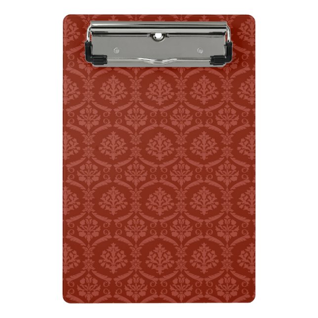 Mini Porte-bloc Papier peint 3 de damassé (Devant)