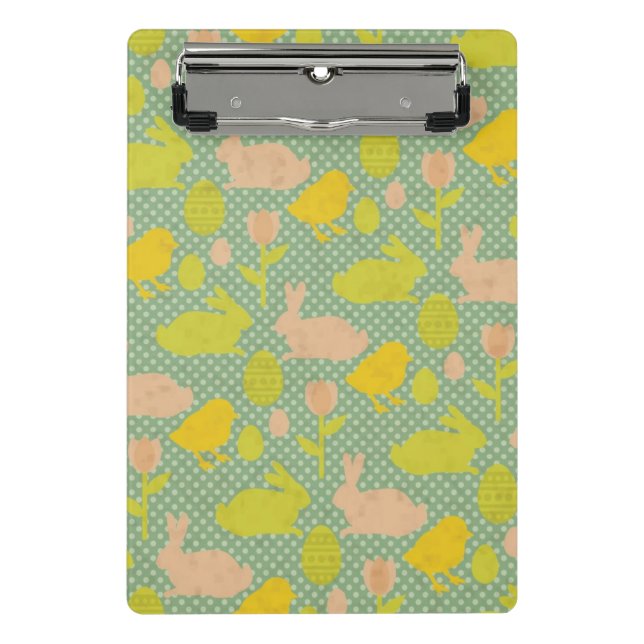 Mini Porte-bloc Papier peint de Pâques (Devant)