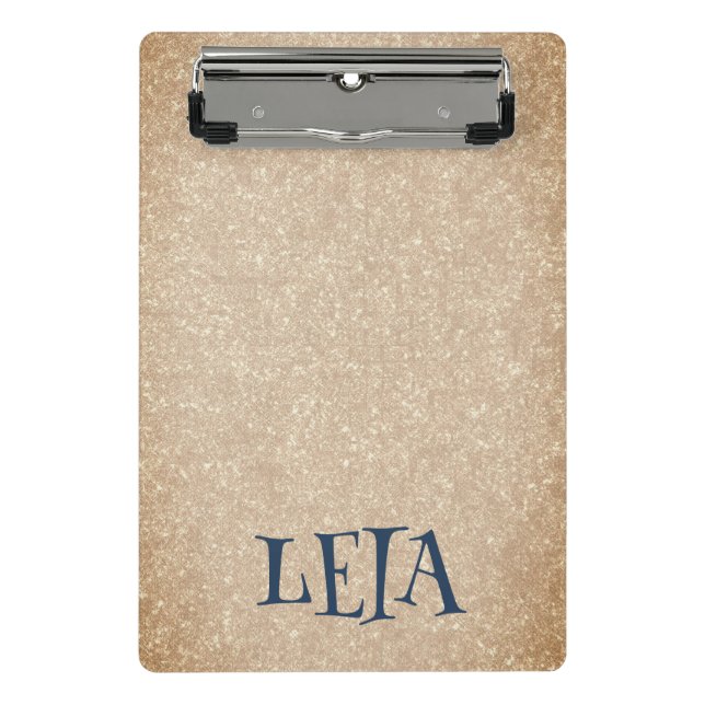 Mini Porte-bloc Papier vanille espagnol personnalisé (Devant)