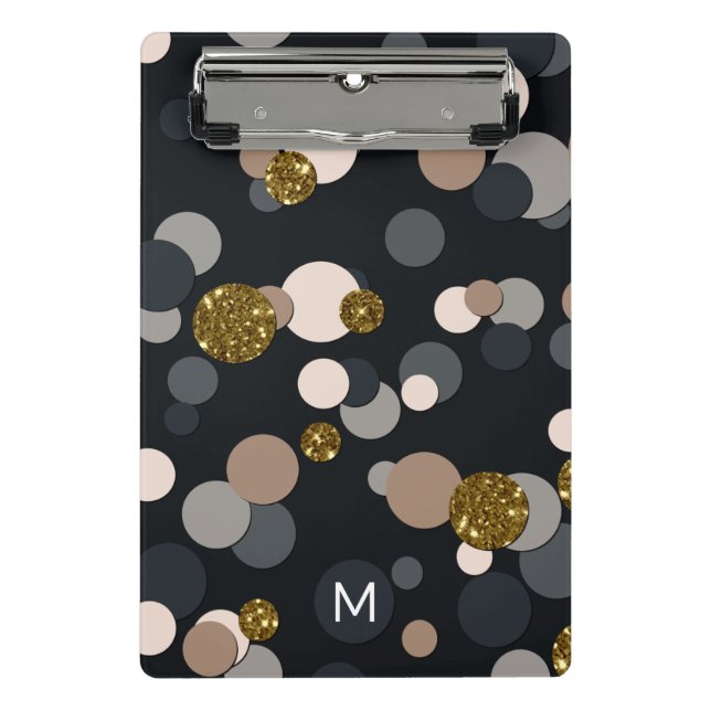 Mini Porte-bloc Parties scintillant Confetti Peach, Maple, Grey an (Devant)