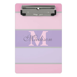 Mini Porte-bloc pastel rose et violet iPhone / coque ipad