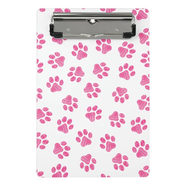 Mini Porte-bloc Patrouilles De Doodle, Paws De Chien, Paws Roses (Devant)