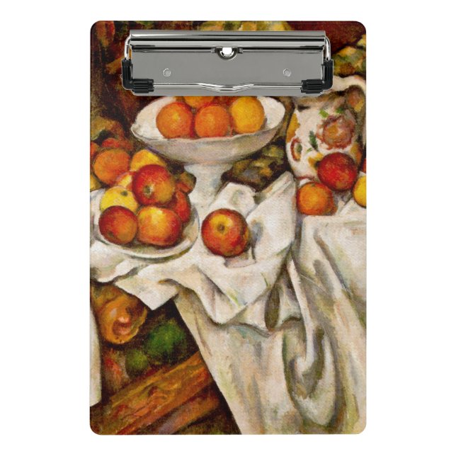 Mini Porte-bloc Paul Cezanne Pommes Oranges Impressionnisme (Devant)