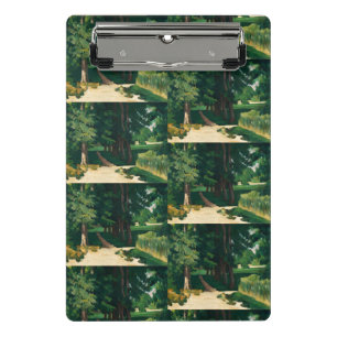 Mini Porte-bloc Paul Cézanne's The Avenue, Green Trees Classic