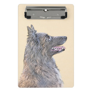 Mini Porte-bloc Peinture belge Tervuren - Beau art original de chi