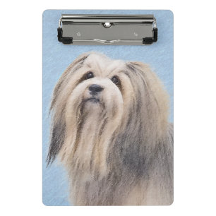 Mini Porte-bloc Peinture Havanaise (Argent) - Cute Original Chien 