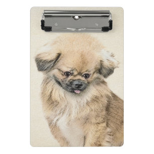 Mini Porte-bloc Peinture Pekingese - Cute Original Chien Art