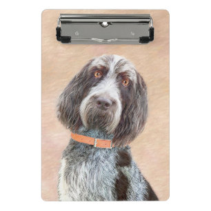 Mini Porte-bloc Peinture Spinone Italiano - Belle Art Original Chi