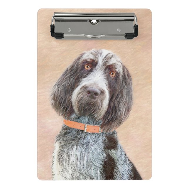 Mini Porte-bloc Peinture Spinone Italiano - Belle Art Original Chi (Devant)