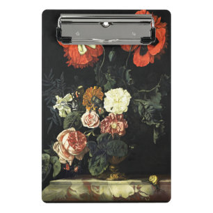 Mini Porte-bloc Peinture vintage Vie morte avec Fleurs